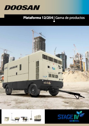 Compresoare de aer portabile - diesel, electrice, pe benzină Doosan 12/254 