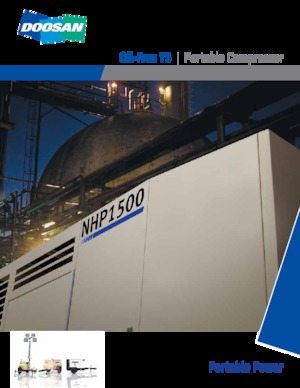 Compresoare de aer portabile - diesel, electrice, pe benzină Doosan NHP 1500 WCU 