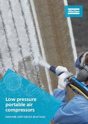 Compresoare de aer portabile - diesel, electrice, pe benzină Atlas Copco XAVS 448 SD