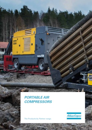 Compresoare de aer portabile - diesel, electrice, pe benzină Atlas Copco XAVS 448 SD