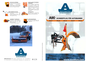 Pluguri de zăpadă pentru autostradă Assaloni A 90.40*