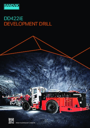 Foreză orizontală dirijată Sandvik DD422iE