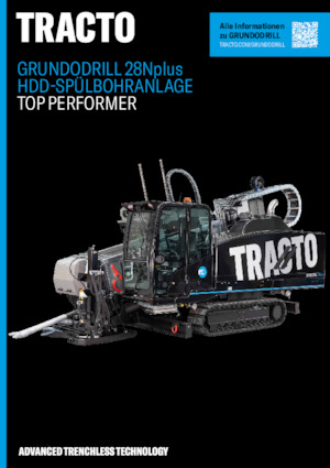 Foreză orizontală dirijată TRACTO-Technik Grundodrill 28 N plus