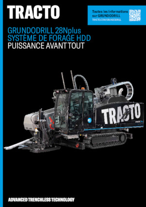 Foreză orizontală dirijată TRACTO-Technik Grundodrill 28 N plus