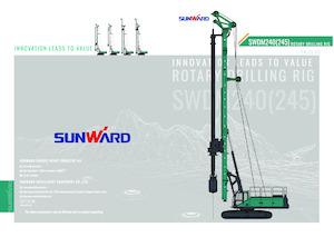 Foreză orizontală dirijată Sunward SWDM245