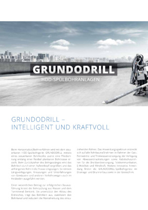Foreză orizontală dirijată TRACTO-Technik Grundodrill 15 XP