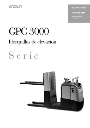 Order pickers (preparatoare de comenzi) Crown GPC 3045-1.2