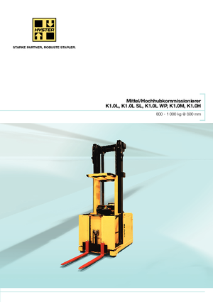 Order pickers (preparatoare de comenzi) Hyster K0.6M