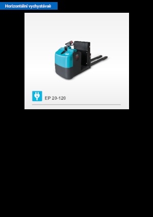 Order pickers (preparatoare de comenzi) Baoli EP 20-120