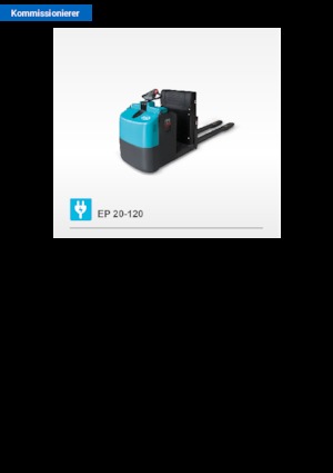 Order pickers (preparatoare de comenzi) Baoli EP 20-120