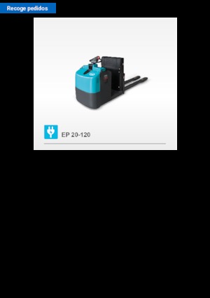 Order pickers (preparatoare de comenzi) Baoli EP 20-120