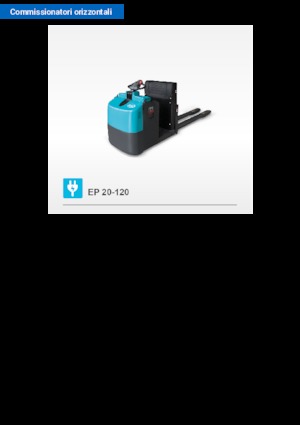 Order pickers (preparatoare de comenzi) Baoli EP 20-120