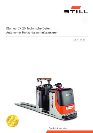 Order pickers (preparatoare de comenzi) Still iGo neo CX 20