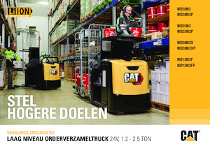 Order pickers (preparatoare de comenzi) Caterpillar NO12N2FP