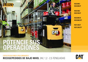 Order pickers (preparatoare de comenzi) Caterpillar NO20N2XP