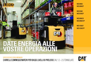 Order pickers (preparatoare de comenzi) Caterpillar NO20N2XP