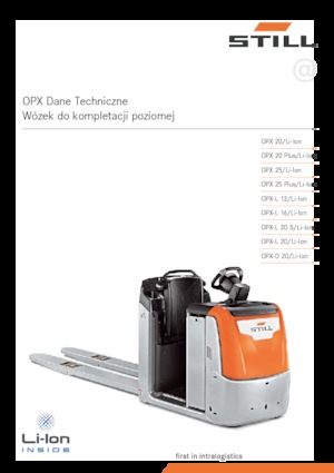 Order pickers (preparatoare de comenzi) Still OPX 25