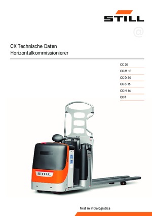 Order pickers (preparatoare de comenzi) Still CX-H 16
