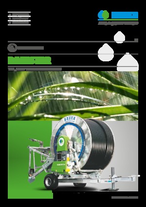 Tambururi pentru înfășurat furtunul Bauer Irrigation RAINSTAR A2 50-135