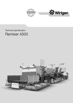 Reciclatoare rutiere la cald Wirtgen RX 4500