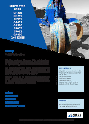 Graifăre hidraulice Arden GA550