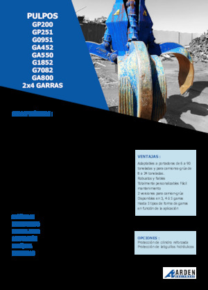 Graifăre hidraulice Arden GA550