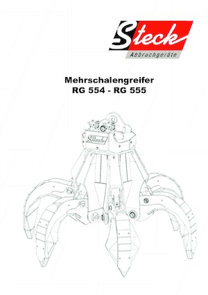 Graifăre hidraulice Steck RG 555 D