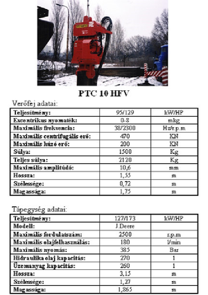Ciocane vibratoare PTC 10 HFV