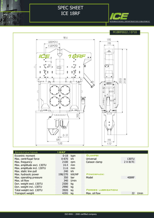 Ciocane vibratoare ICE 18 RF