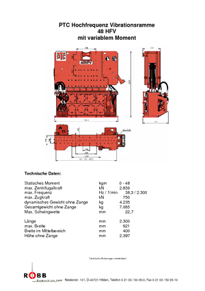 Ciocane vibratoare PTC 48 HFV