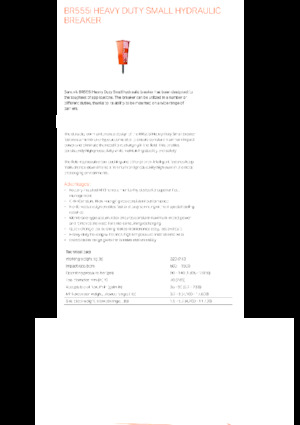 Ciocane hidraulice Sandvik BR555i