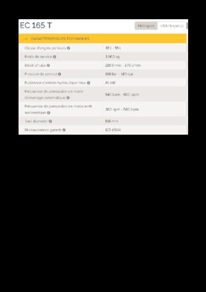 Ciocane hidraulice Epiroc EC 165 T