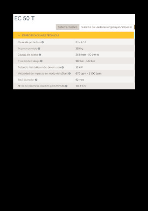 Ciocane hidraulice Epiroc EC 50 T