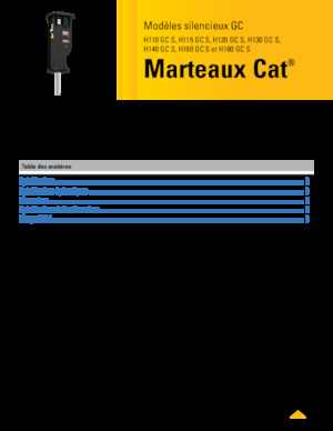 Ciocane hidraulice Caterpillar H140GC S 
