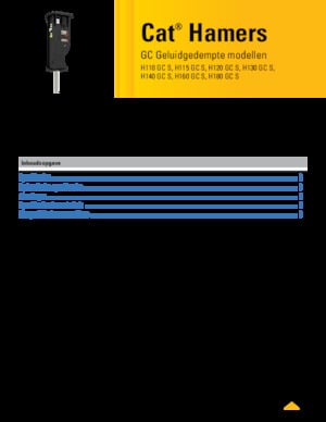 Ciocane hidraulice Caterpillar H140GC S 