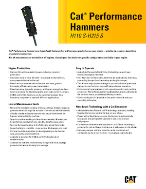 Ciocane hidraulice Caterpillar H120 S