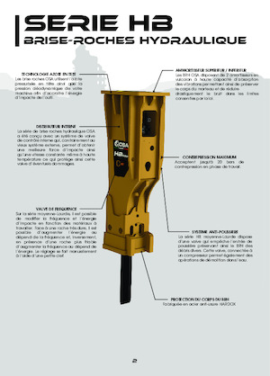 Ciocane hidraulice OSA Demolition Equipment HB 1500