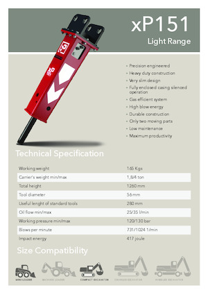Ciocane hidraulice Promove xP 151