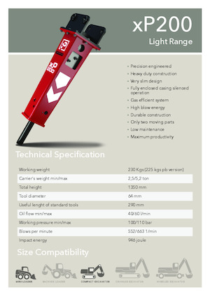 Ciocane hidraulice Promove xP 200