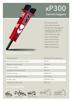 Ciocane hidraulice Promove xP 300