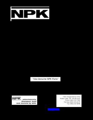 Ciocane hidraulice NPK E 216 B