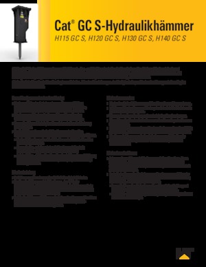 Ciocane hidraulice Caterpillar H140GC S 