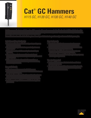 Ciocane hidraulice Caterpillar H120GC