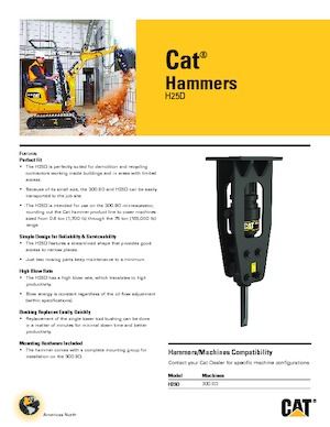 Ciocane hidraulice Caterpillar H25D