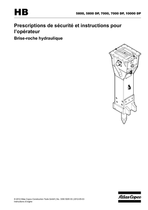 Ciocane hidraulice Atlas Copco HB 7000