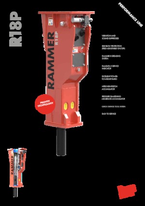 Ciocane hidraulice Rammer R18P