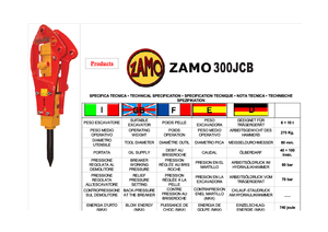 Ciocane hidraulice Zamo Zamo 300 JCB
