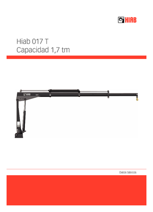 Macarale electrice de încărcare Hiab 017 T-2 PTO