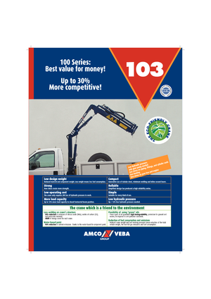 Macarale hidraulice de încărcare Amco Veba 103-3 S