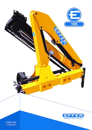 Macarale hidraulice de încărcare Effer 105 3S